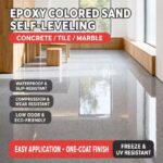 Solvent-free coatings Epoxy Colored-Sand Self-Leveling Flooring